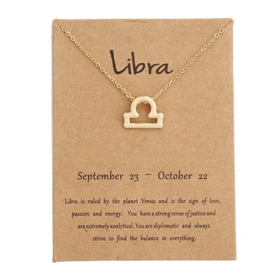 zodiac necklace [ sign ]