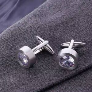 IMG_2077 Silver stud CUFFLINKS