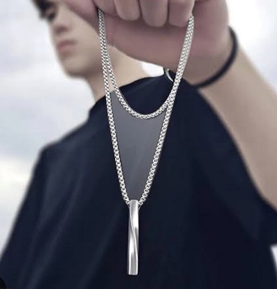 Silver Neck chain for him