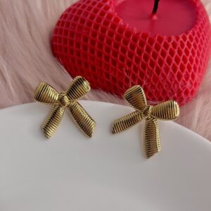 Chunky Bow Earrings